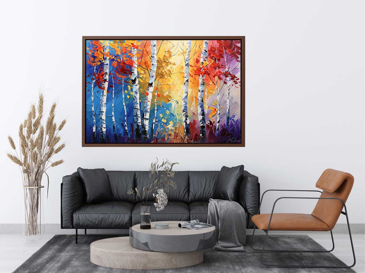 Birch Trees Canvas Art Print-2