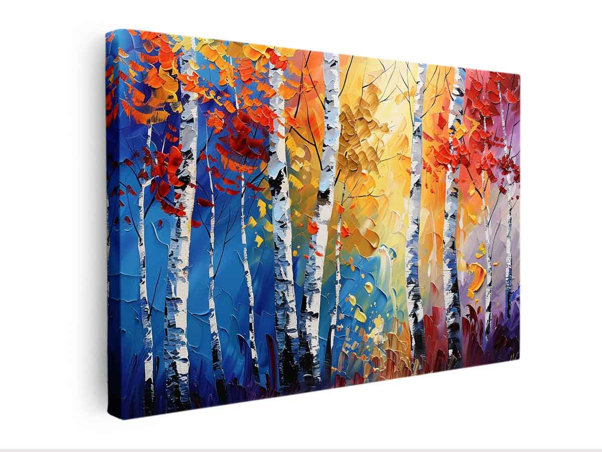 Birch Trees Canvas Art Print-3