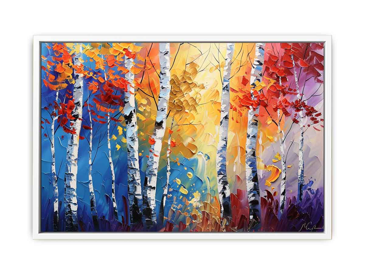 Birch Trees Canvas Art Print-5