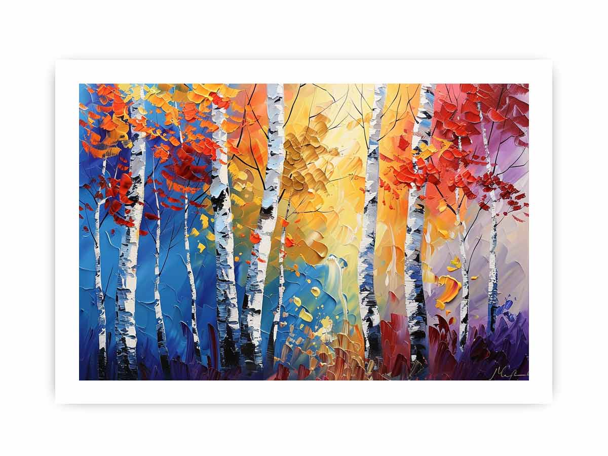Birch Trees Canvas Art Print-8