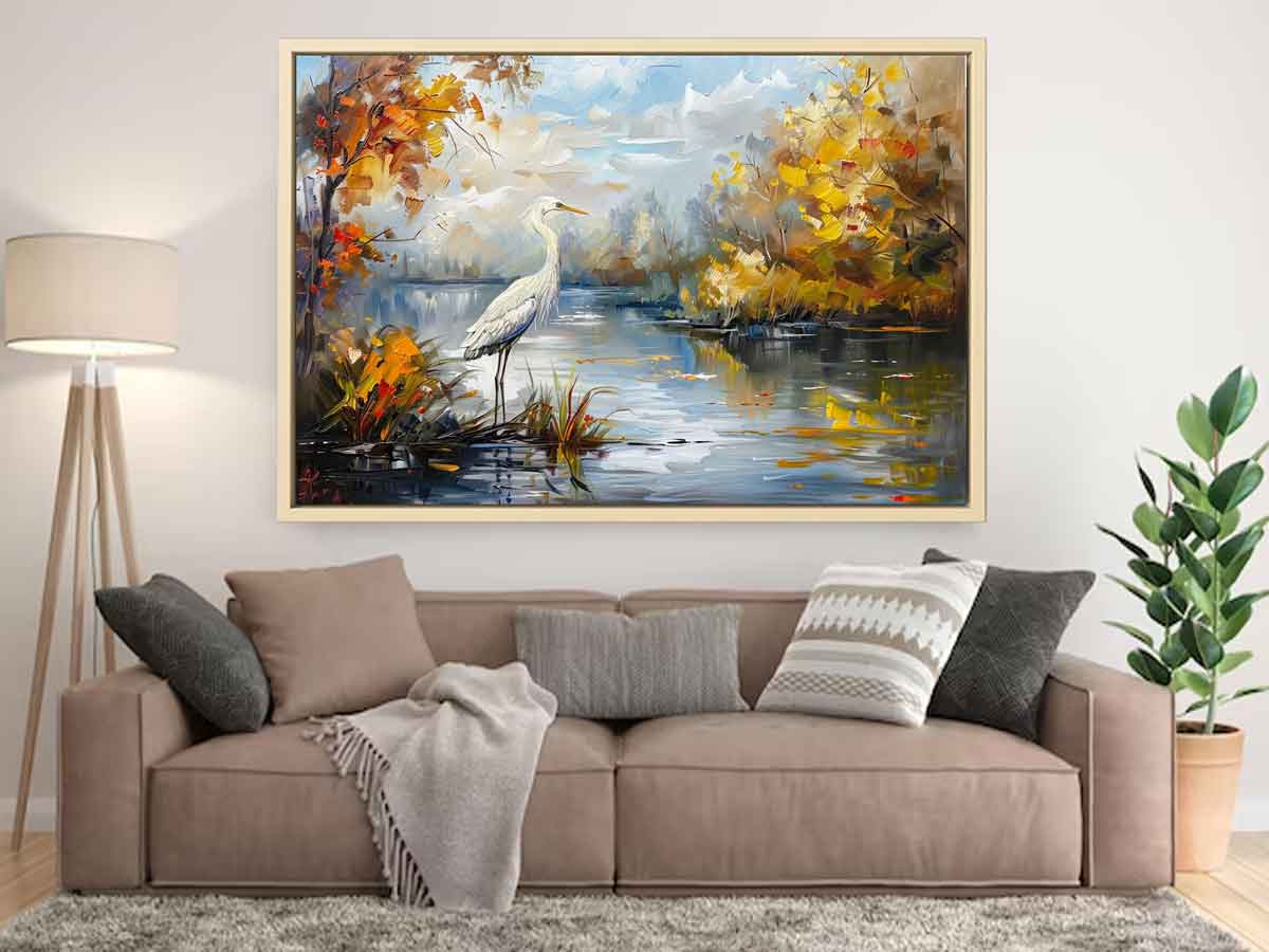Bird Landscape Canvas Art Print-1