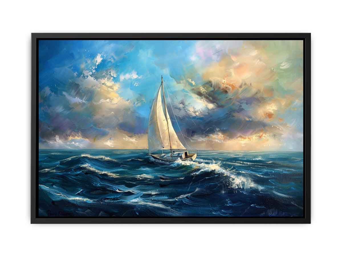 Sailing Boat Canvas Painting On Canvas-4
