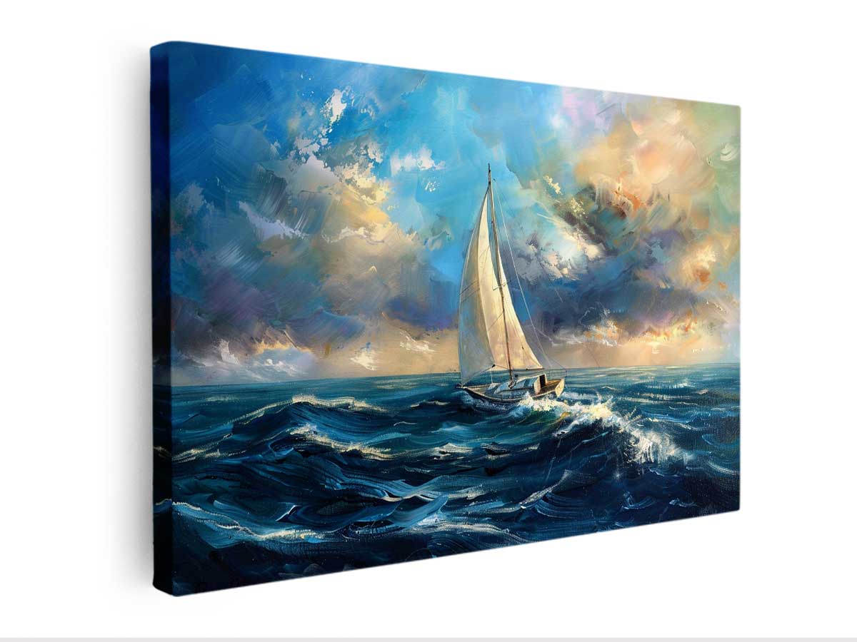 Sailing Boat Canvas Painting On Canvas-3