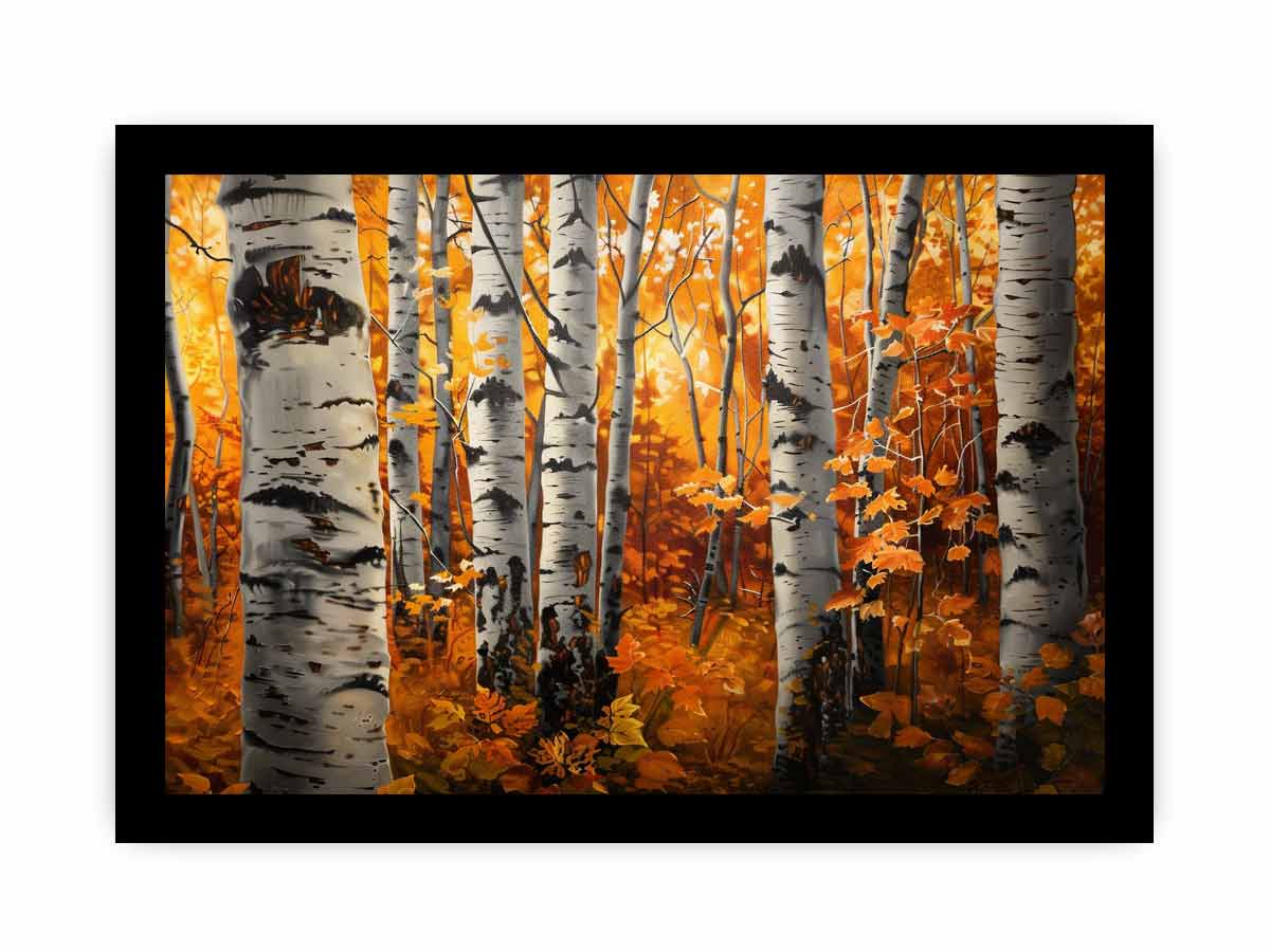 Birch Tree Canvas Art Print Artowrk-7