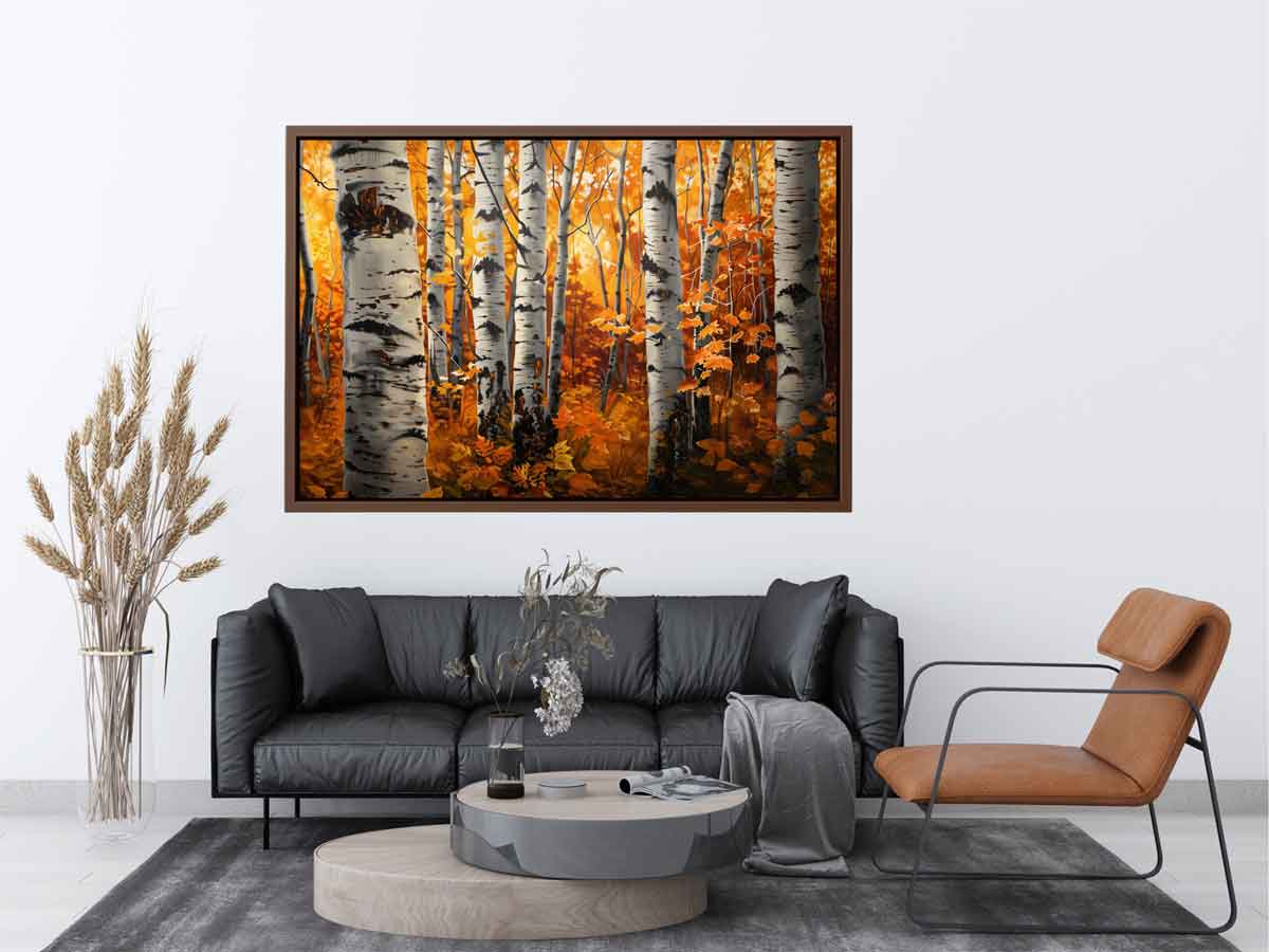 Birch Tree Canvas Art Print Artowrk-2