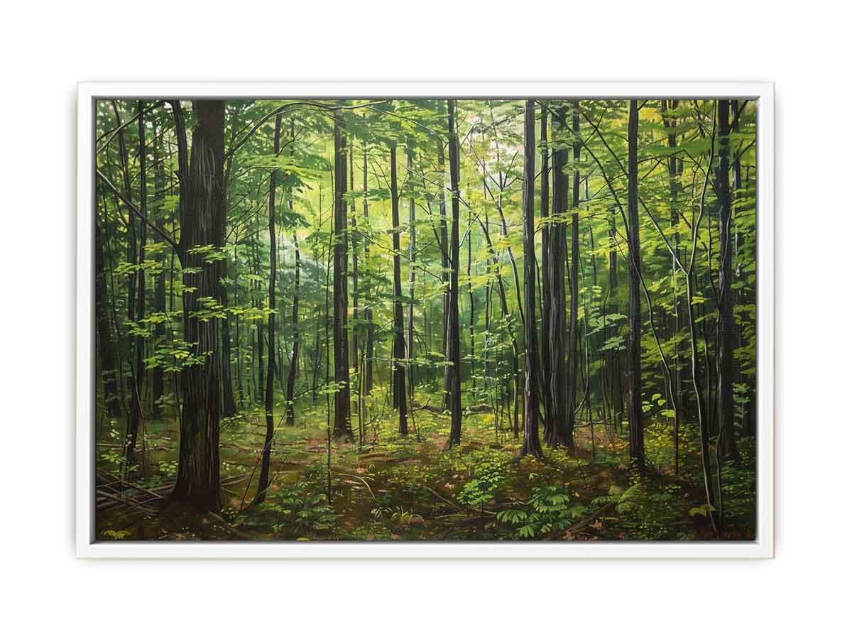 Hardwood Forest Canvas Painting-5