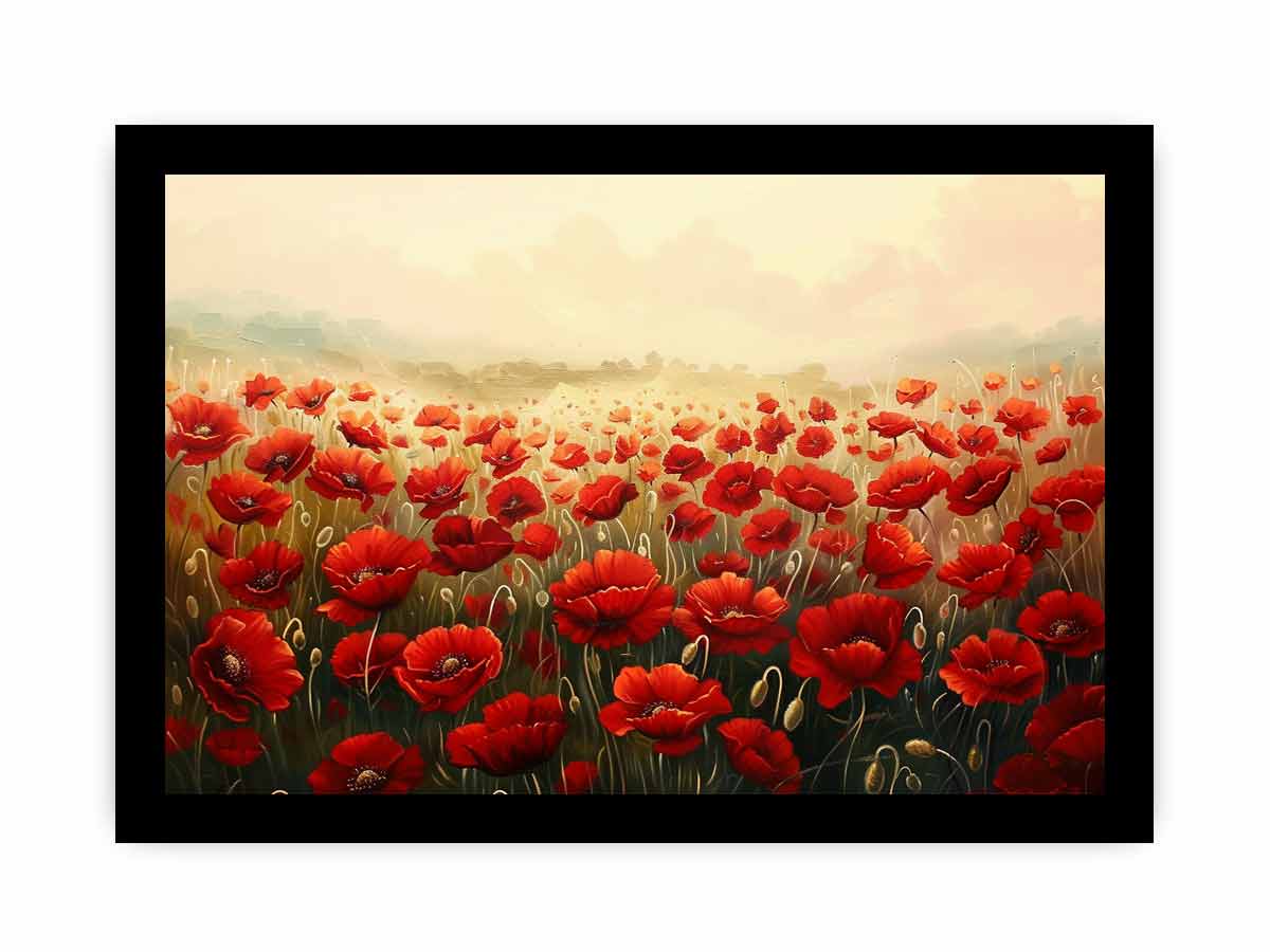 Poppy Field Canvas Artwork-7