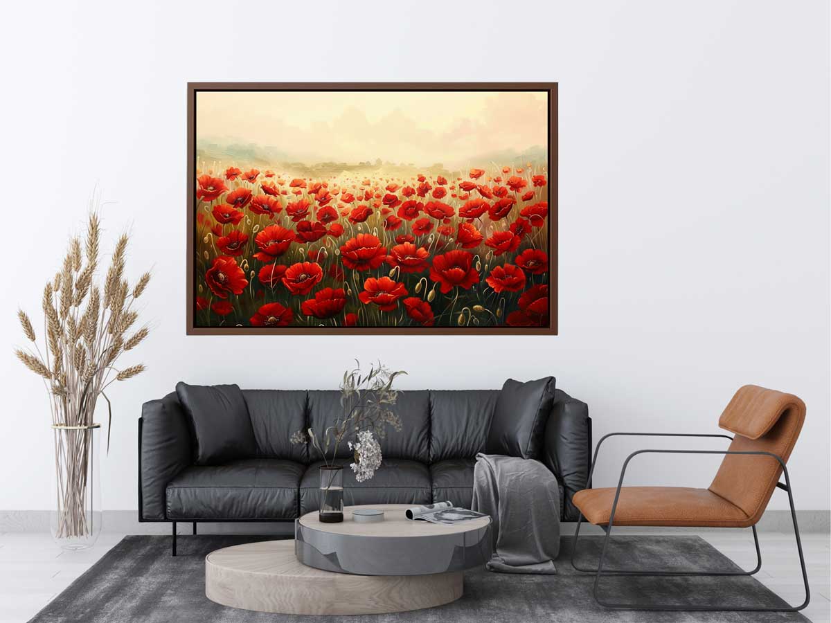 Poppy Field Canvas Artwork-2