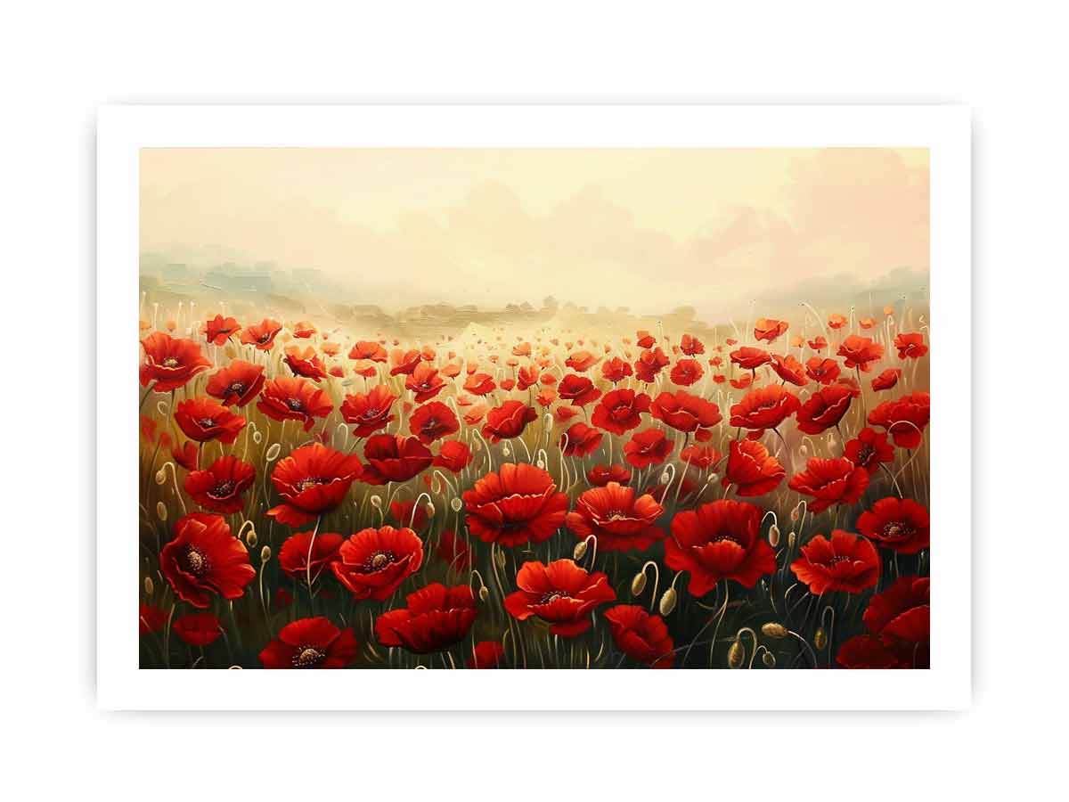 Poppy Field Canvas Artwork-8