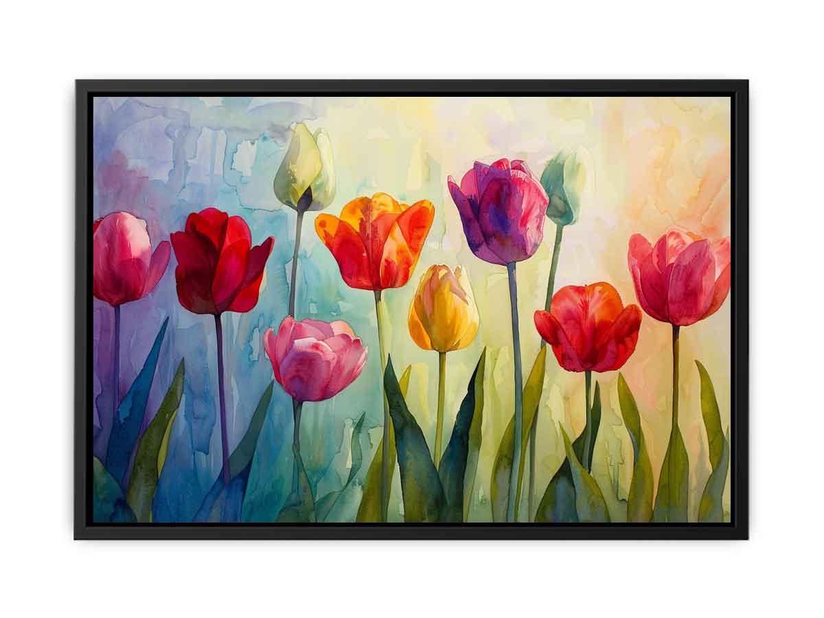Tulip Canvas Art Print for Living Room-4
