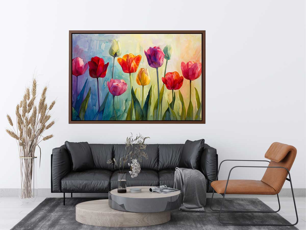 Tulip Canvas Art Print for Living Room-2