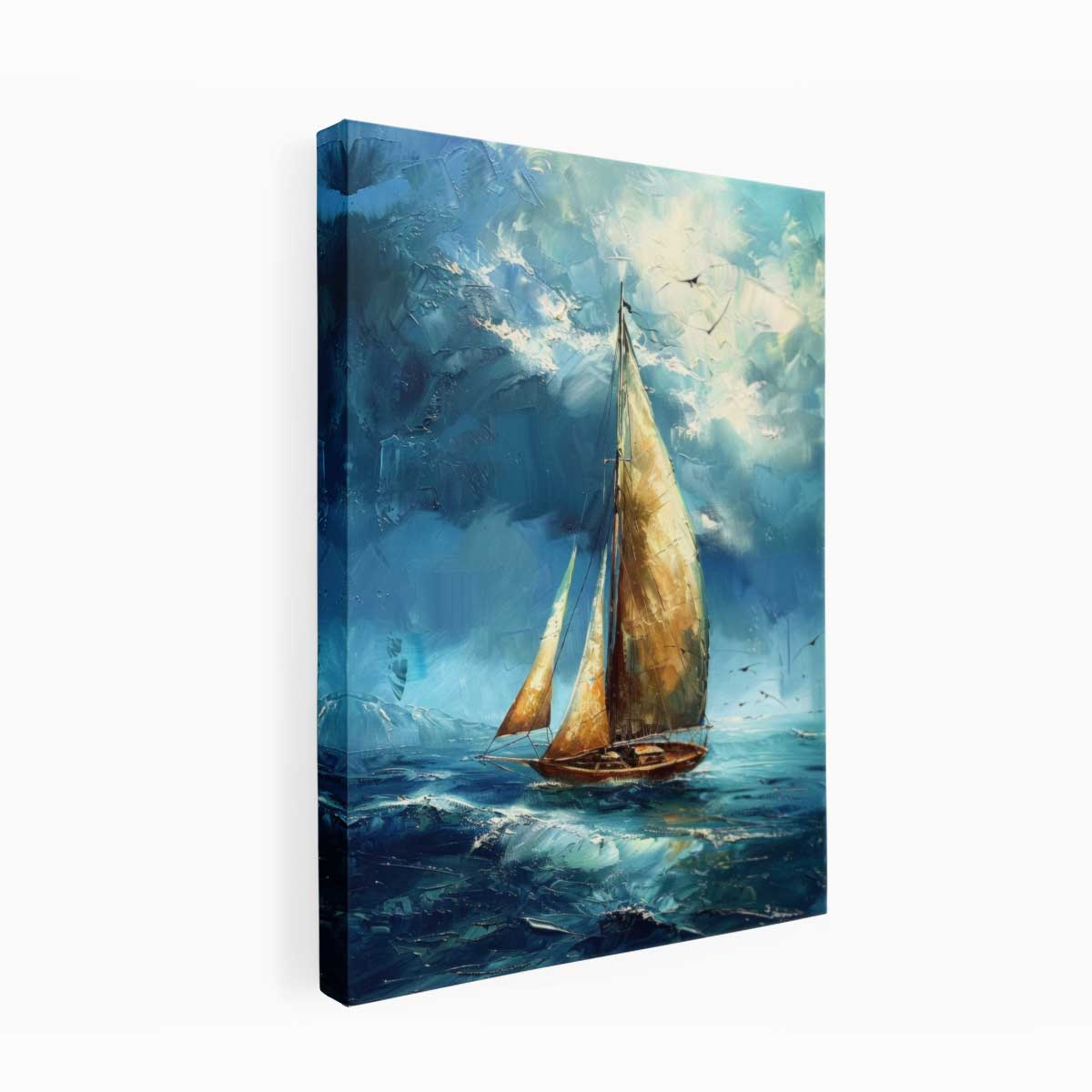 Sailing Boat Canvas Art Print-3