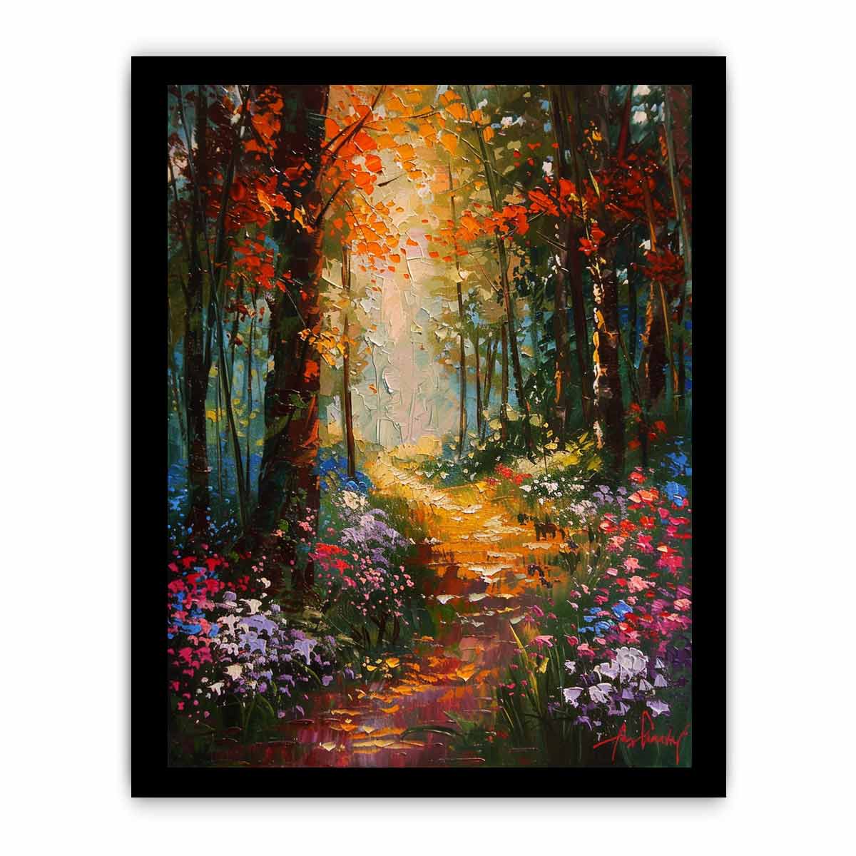 Forest Canvas Art Print for Living room-7