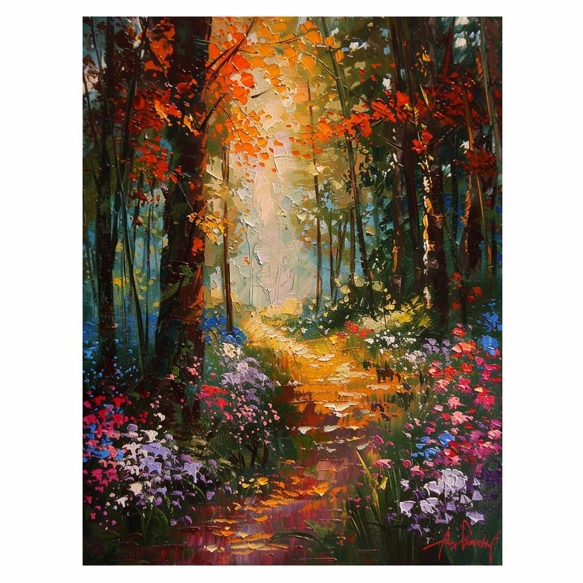 Forest Canvas Art Print for Living room-0