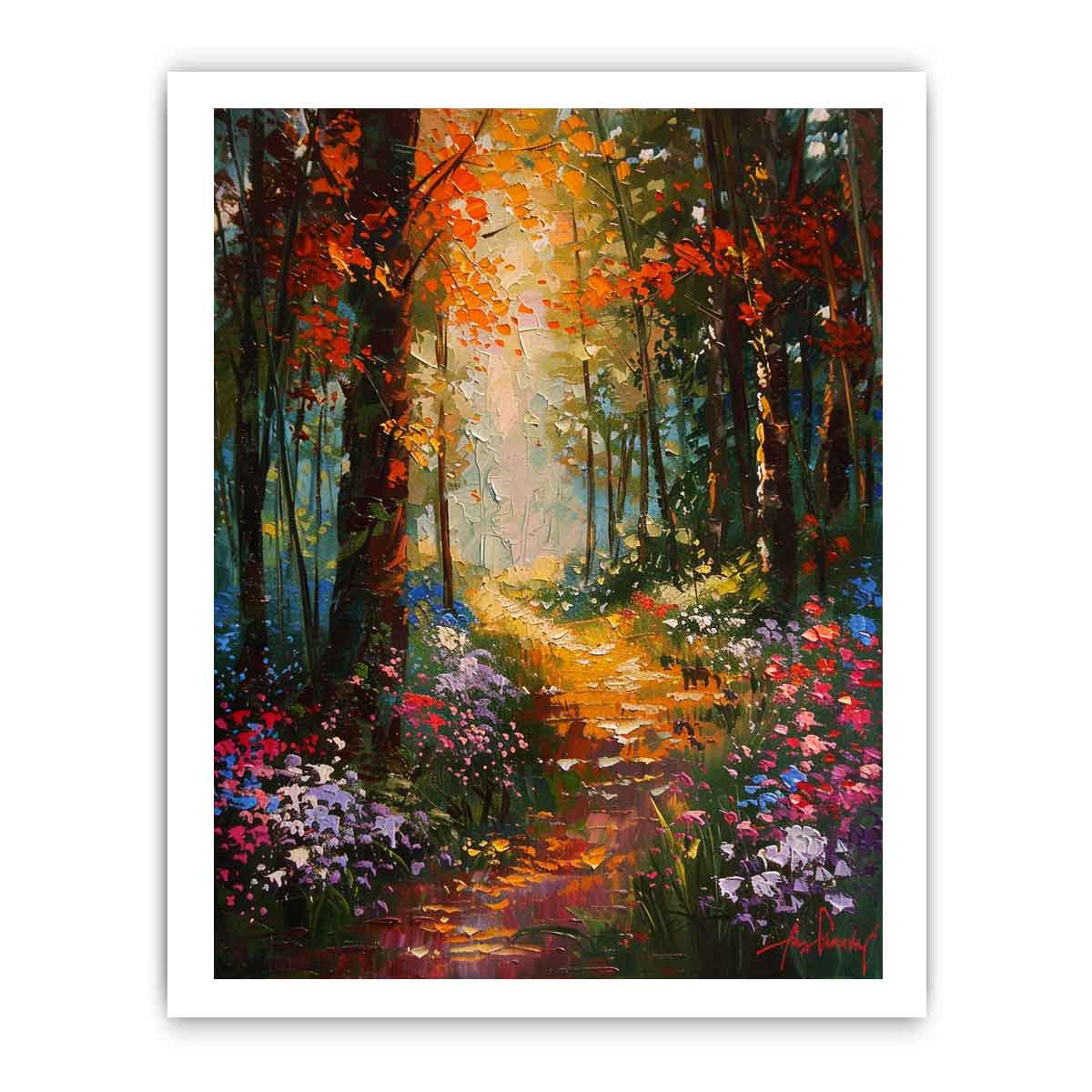 Forest Canvas Art Print for Living room-8