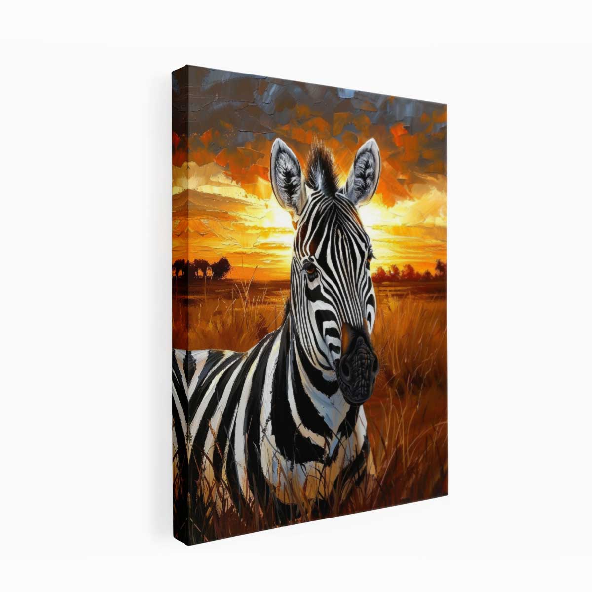 Zebra wall Art Painting-3