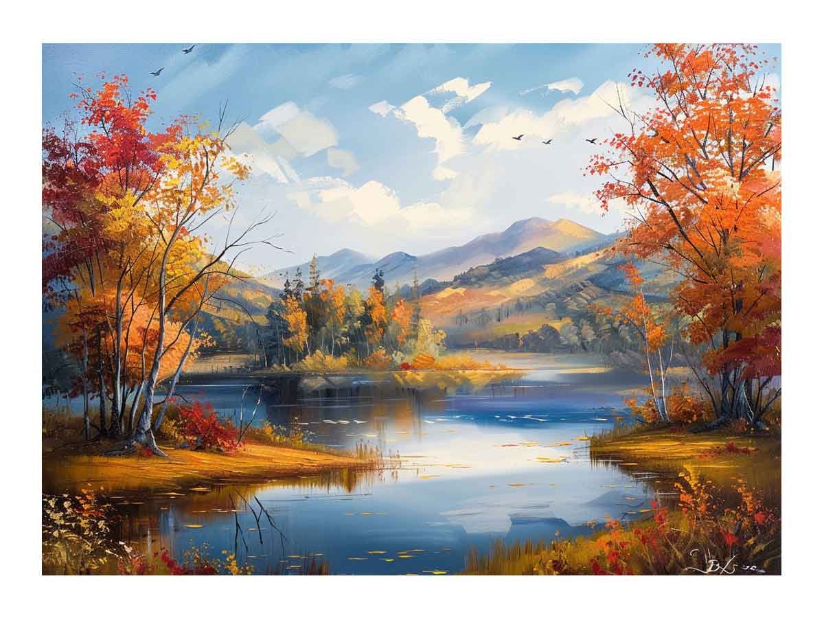 Landscape Canvas Painting for Bedroom-0