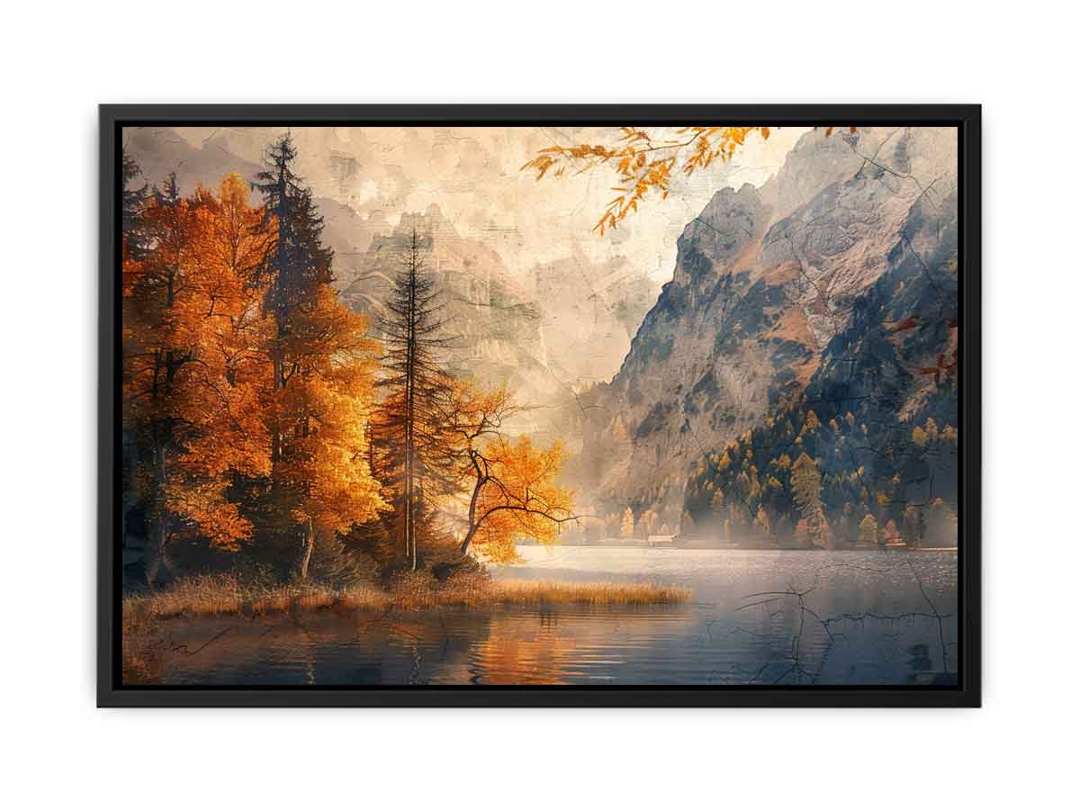 Mountain River Canvas Art Print-4