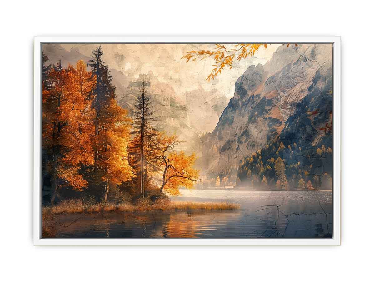 Mountain River Canvas Art Print-5