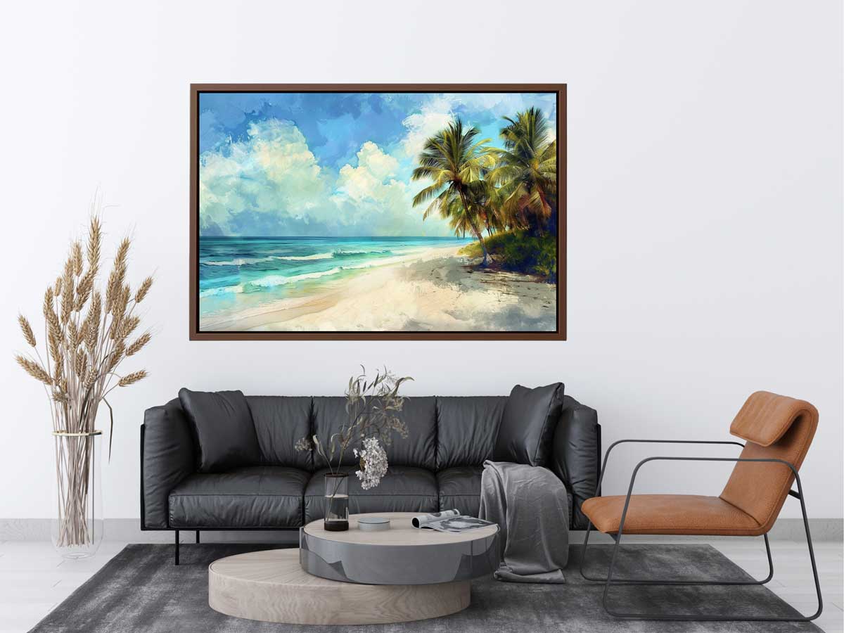 Beach Painting fo bedroom-1