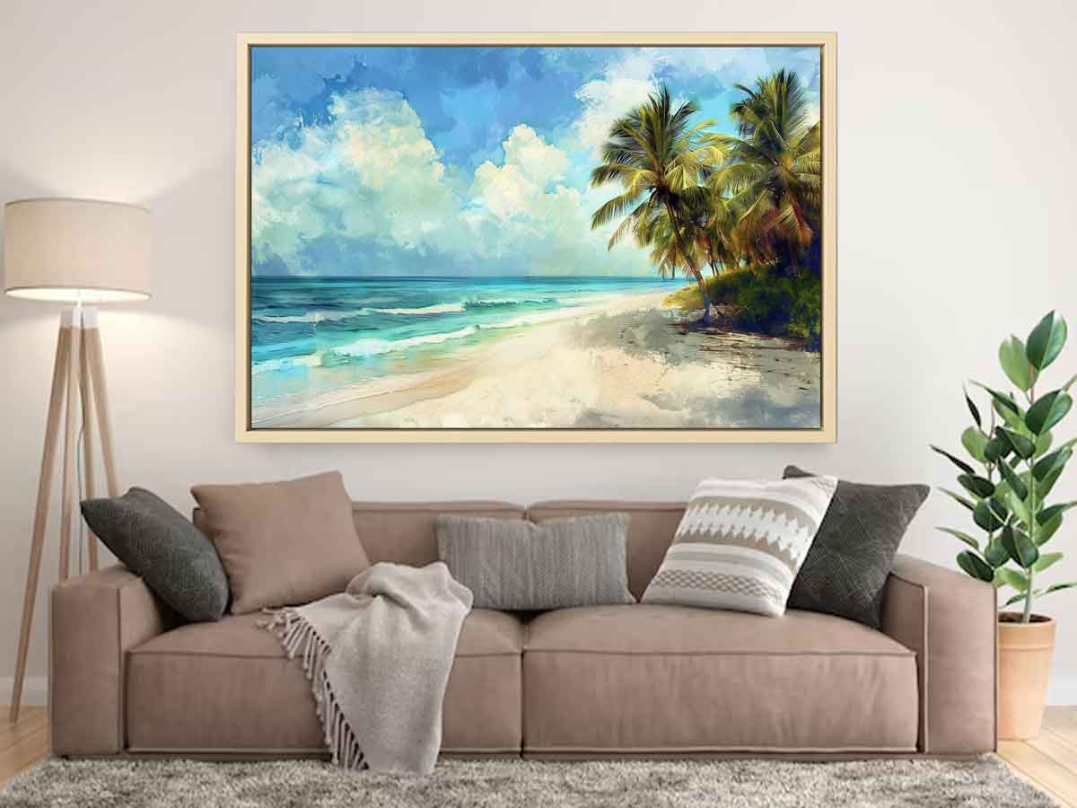 Beach Painting fo bedroom-2