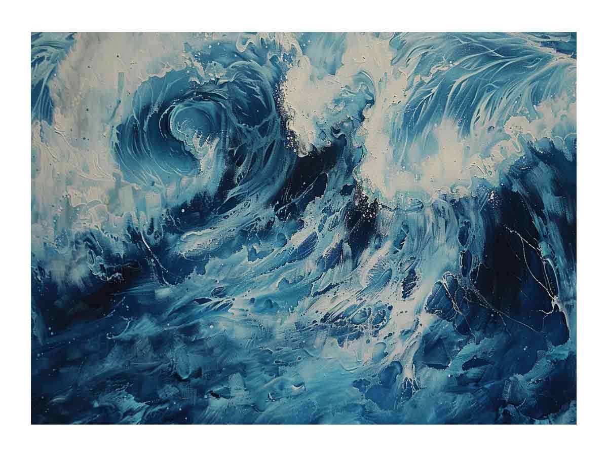 Waves Painting Artwork-0