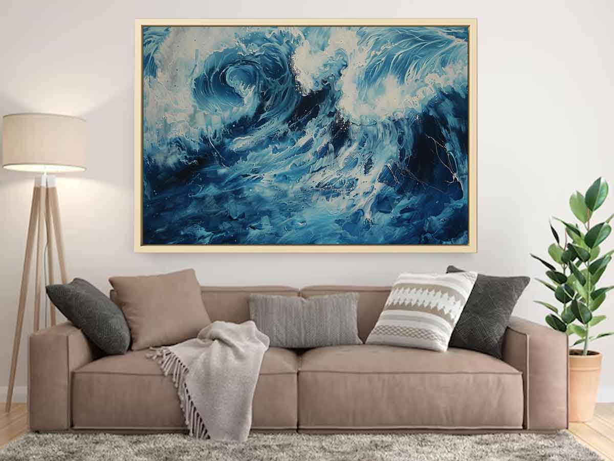 Waves Painting Artwork-1