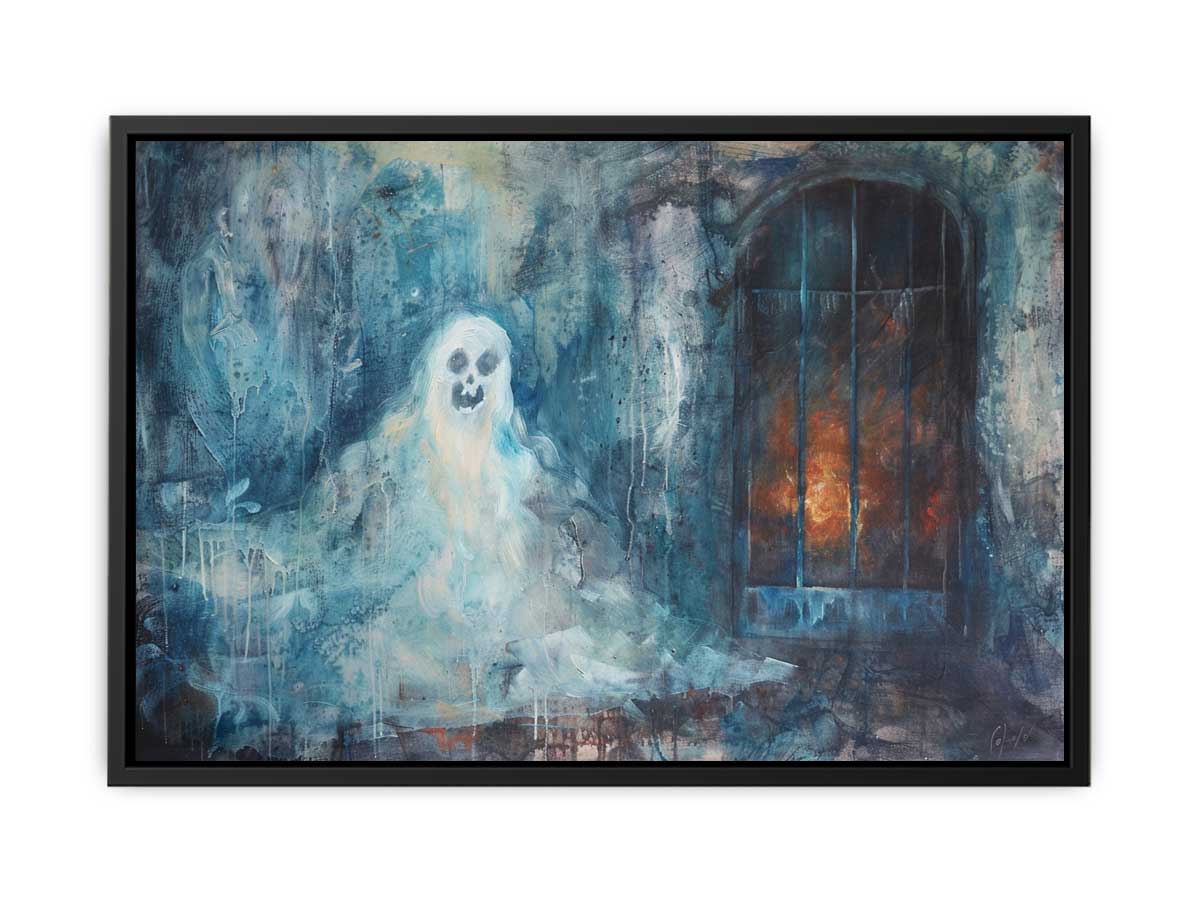 Ghost Canvas Painting-4