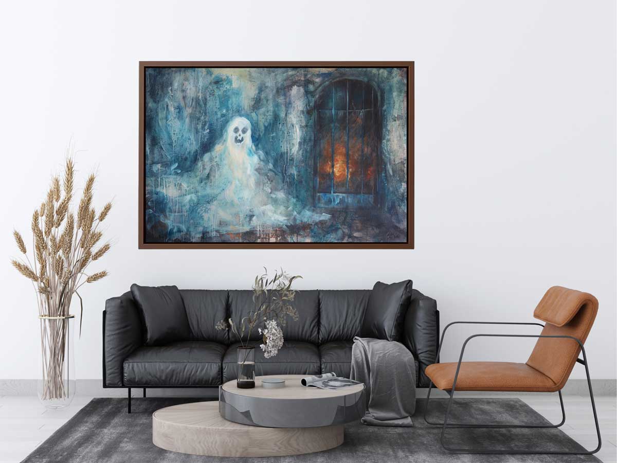 Ghost Canvas Painting-2