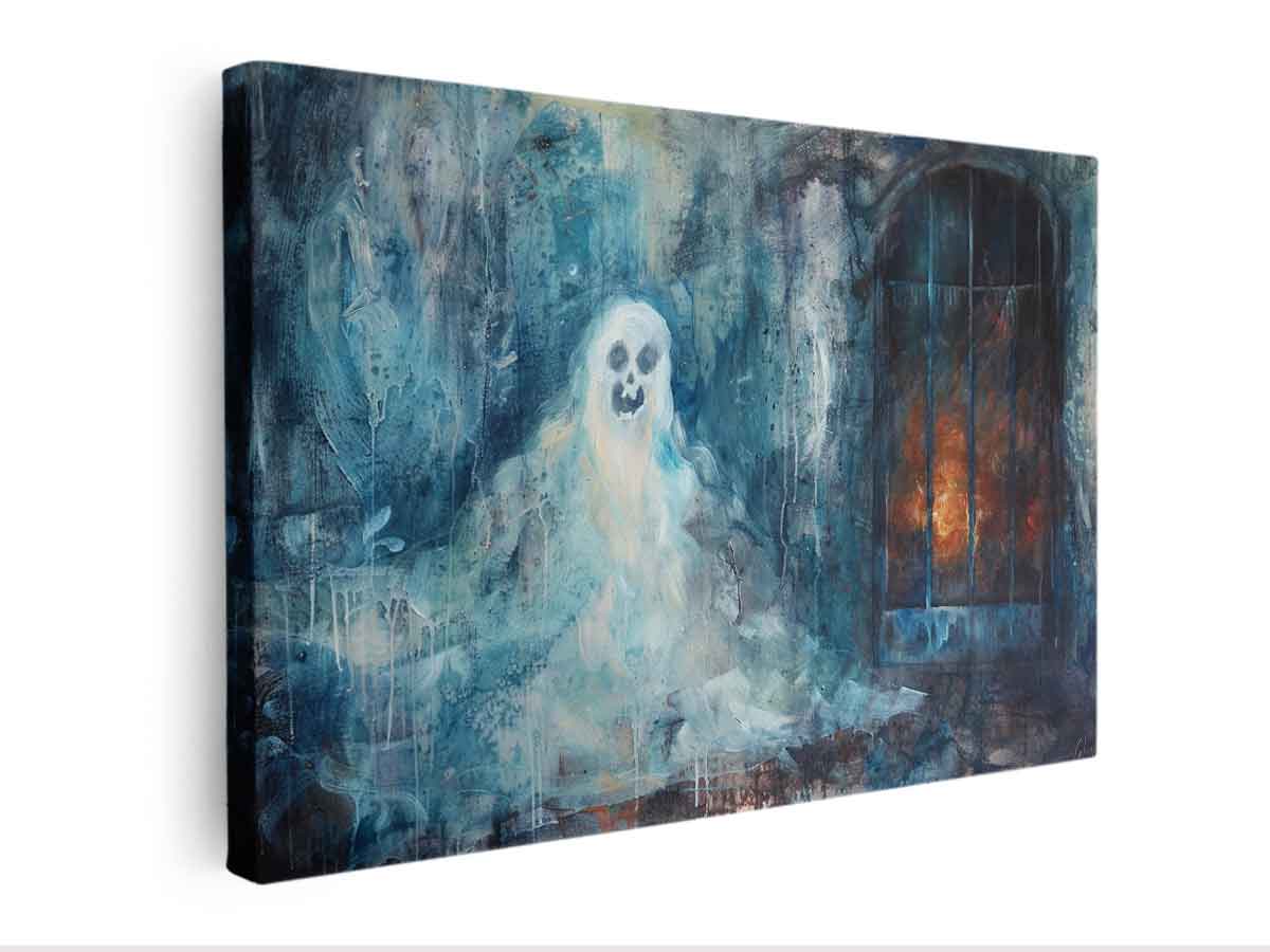 Ghost Canvas Painting-3