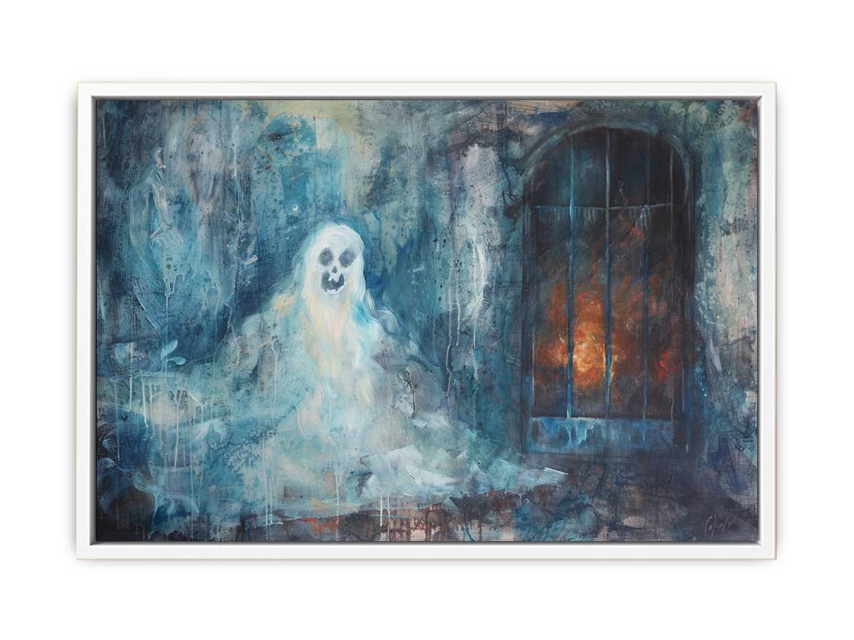 Ghost Canvas Painting-5
