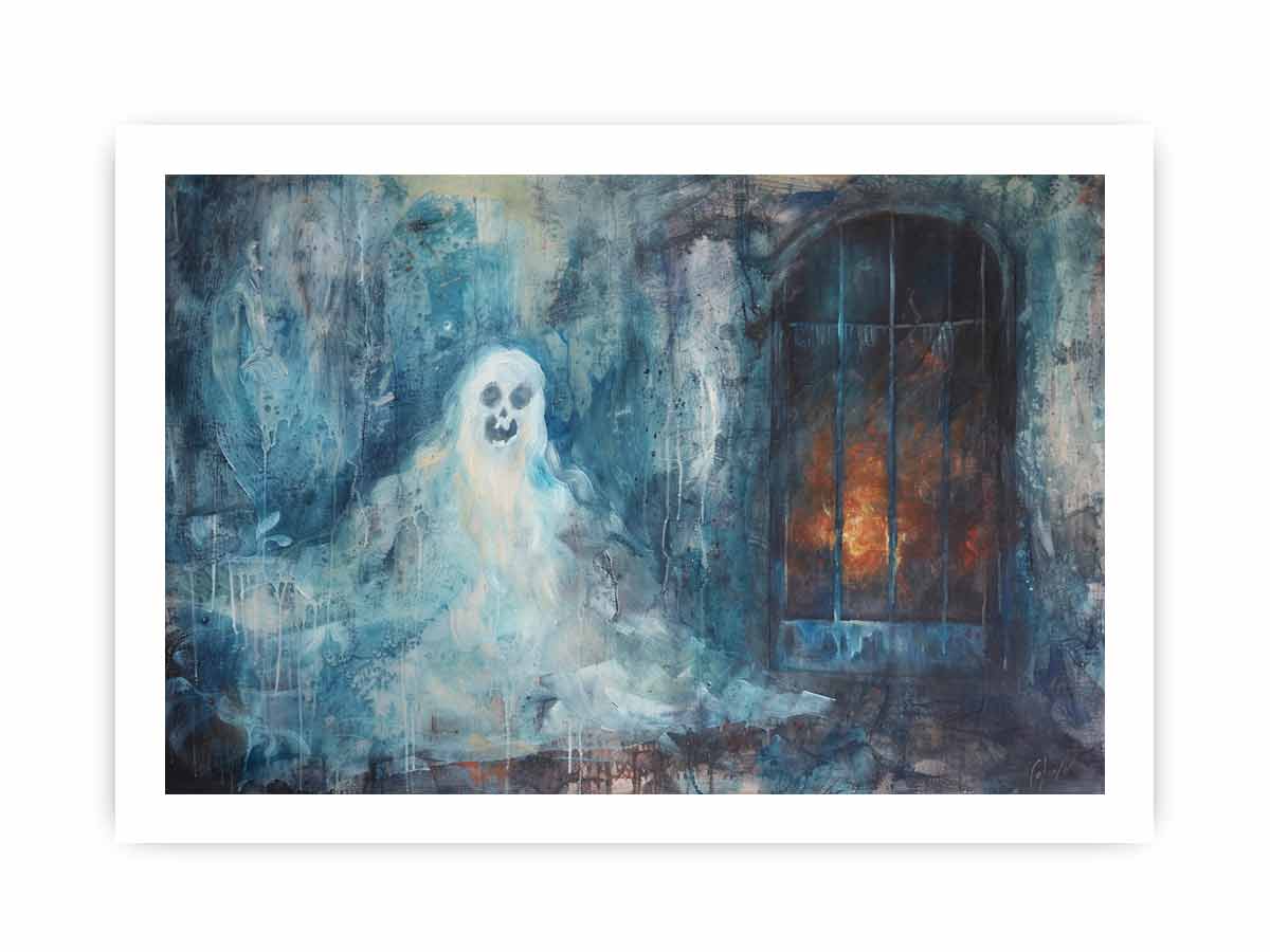 Ghost Canvas Painting-8