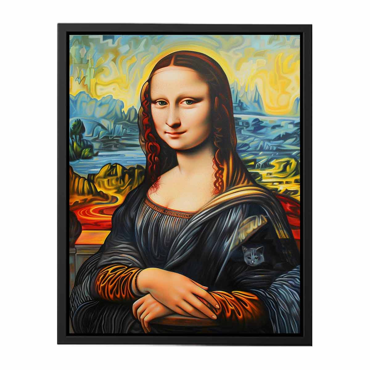 Mona Lisa  Artwork Painting-4
