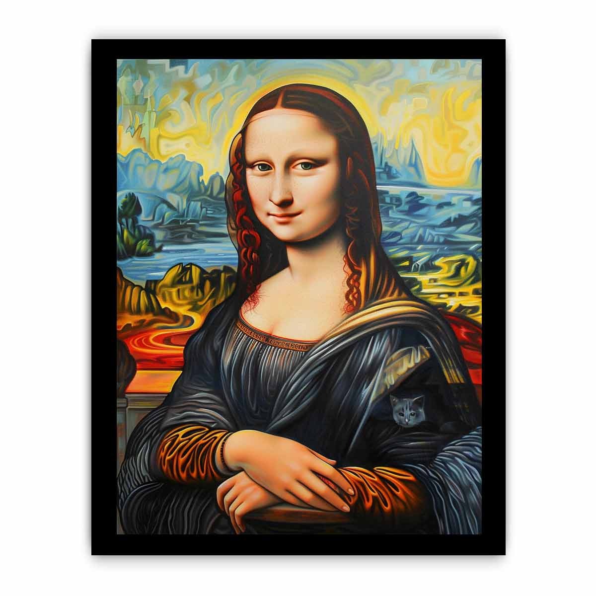 Mona Lisa  Artwork Painting-7