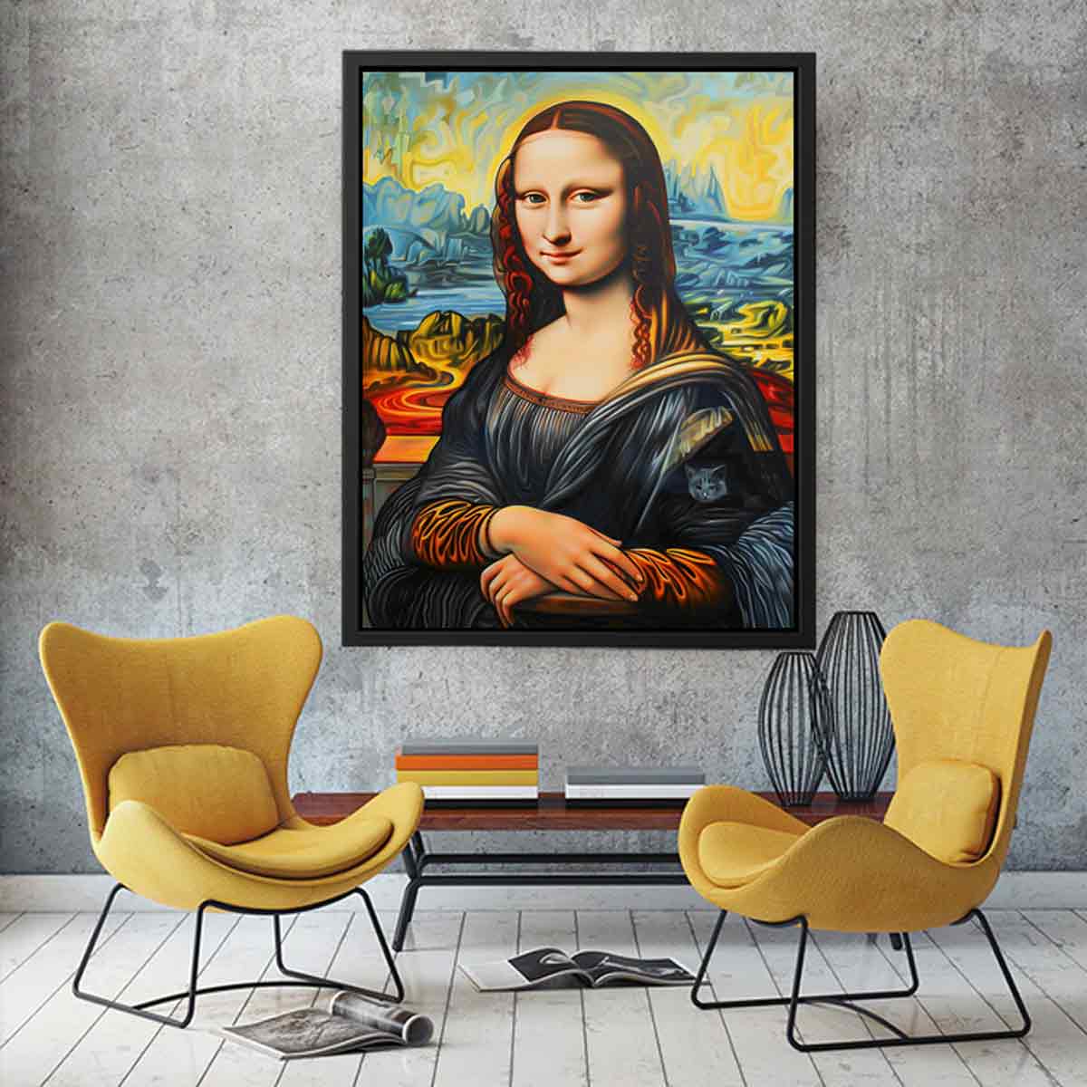 Mona Lisa  Artwork Painting-2