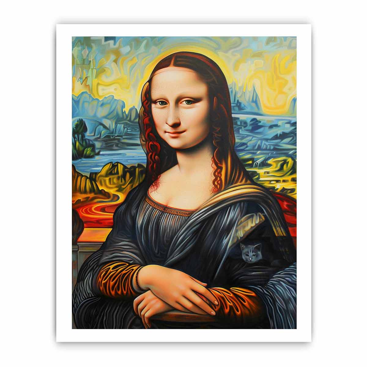 Mona Lisa  Artwork Painting-8