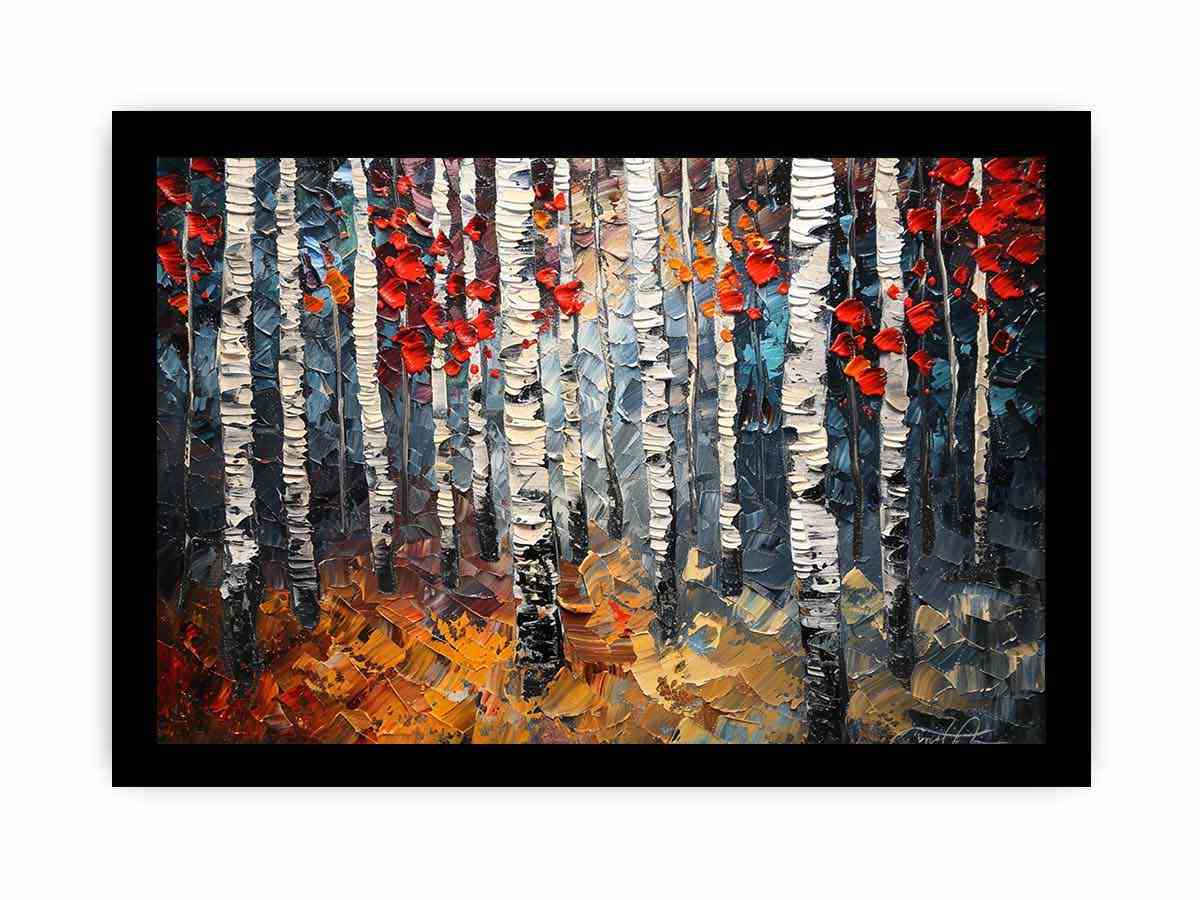 Birch Tree Painting-7