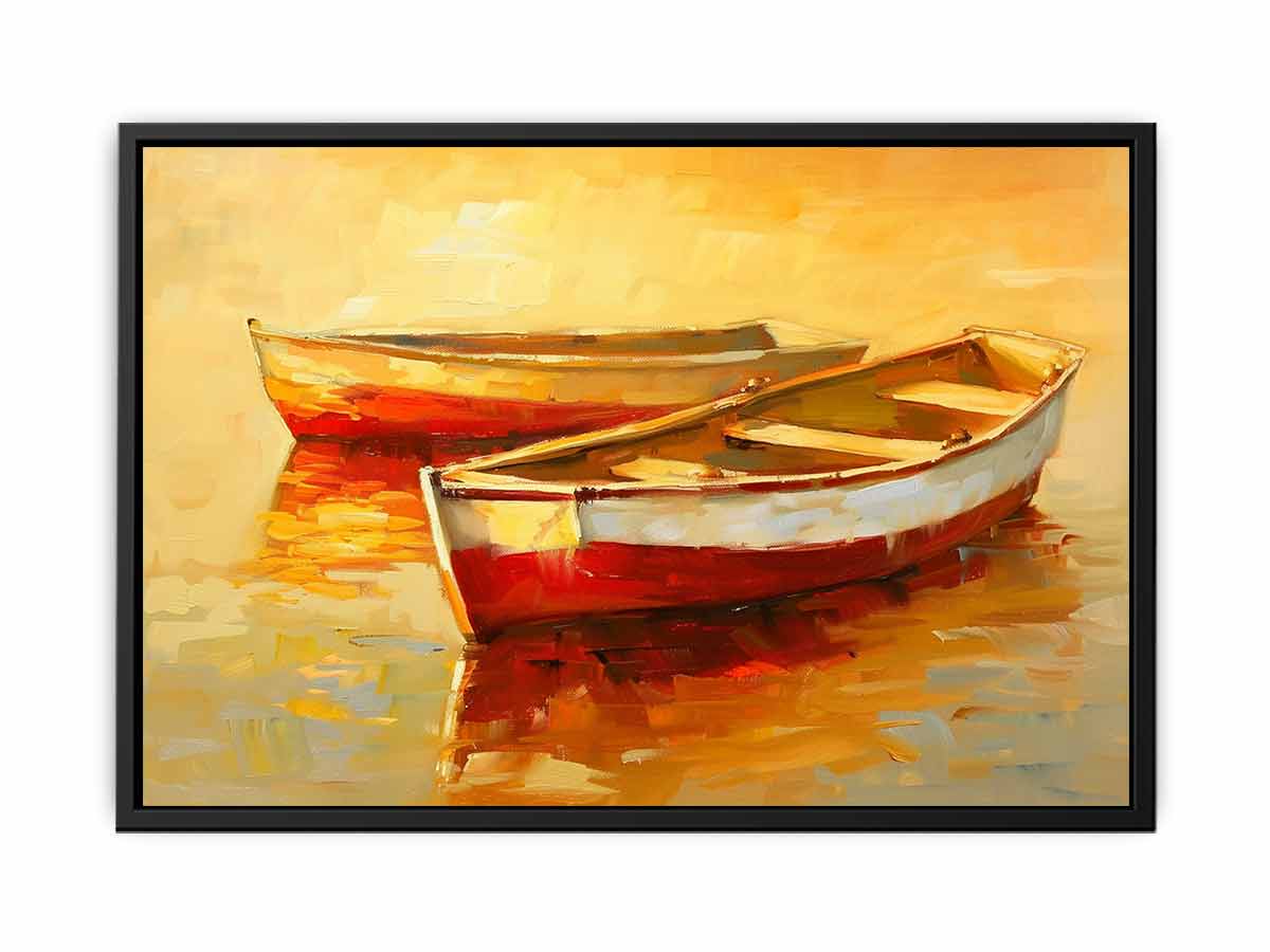 Boats Canvas Art Print-4