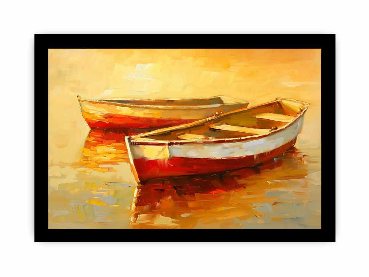 Boats Canvas Art Print-7
