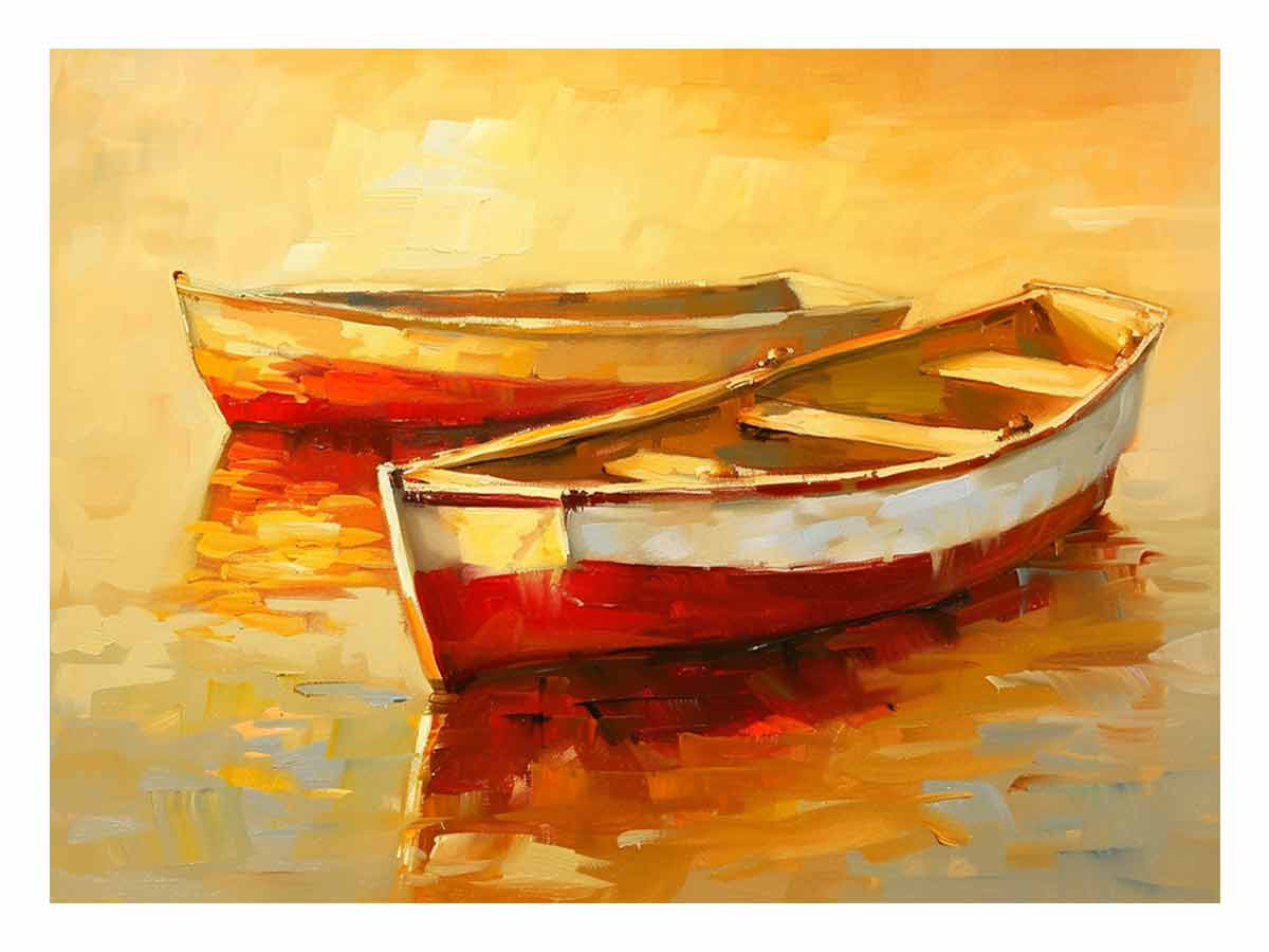 Boats Canvas Art Print-0