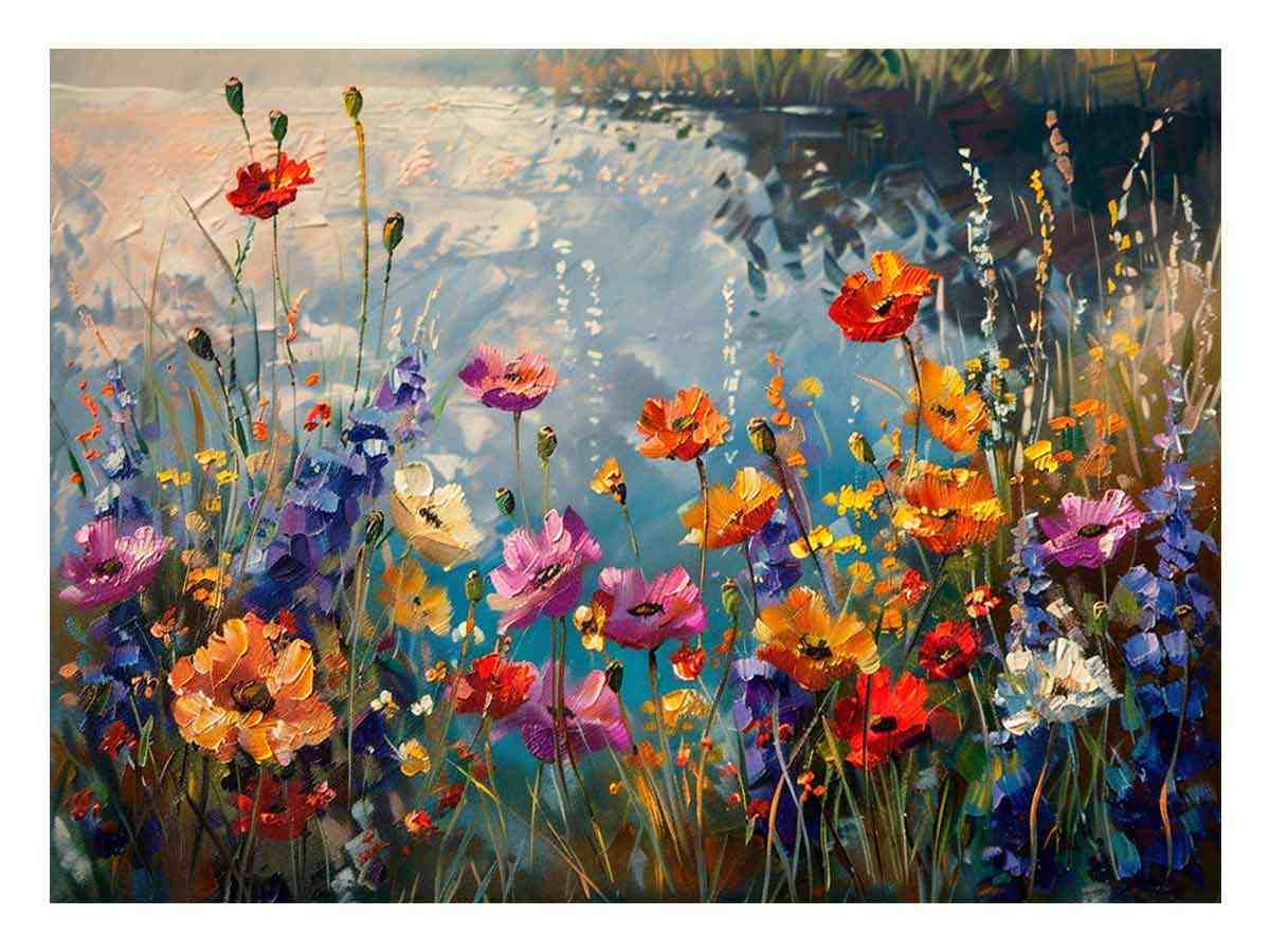 Wild Flowers Painting-0