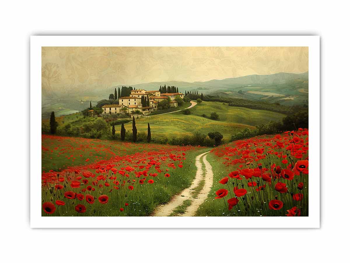Field of Poppies Canvas Art Print-8