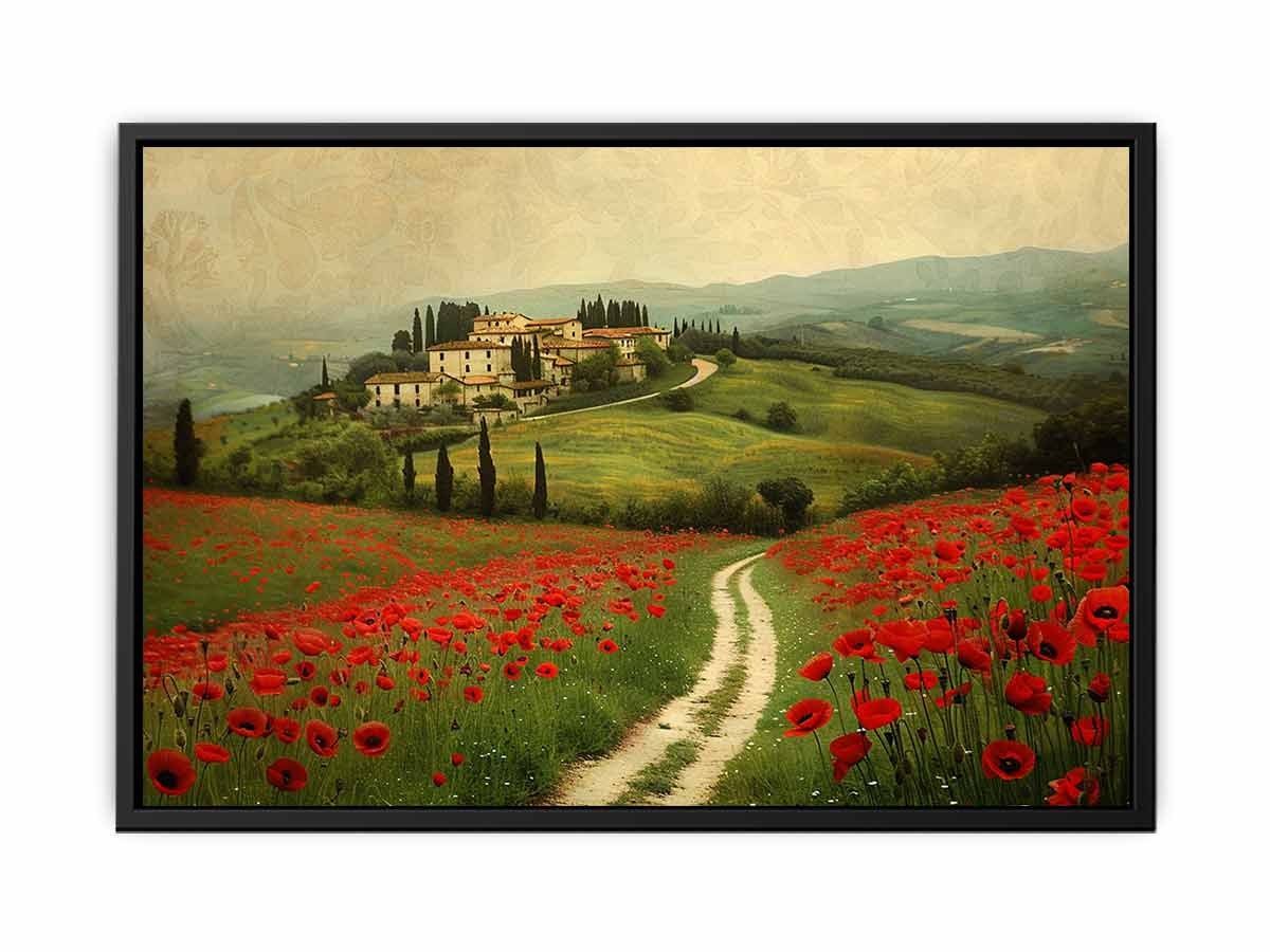 Field of Poppies Canvas Art Print-4