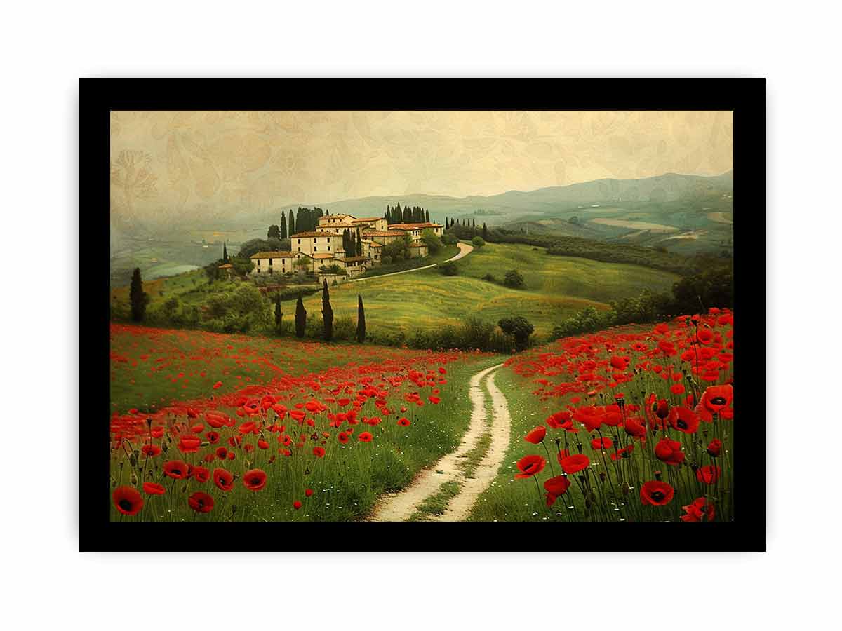 Field of Poppies Canvas Art Print-7