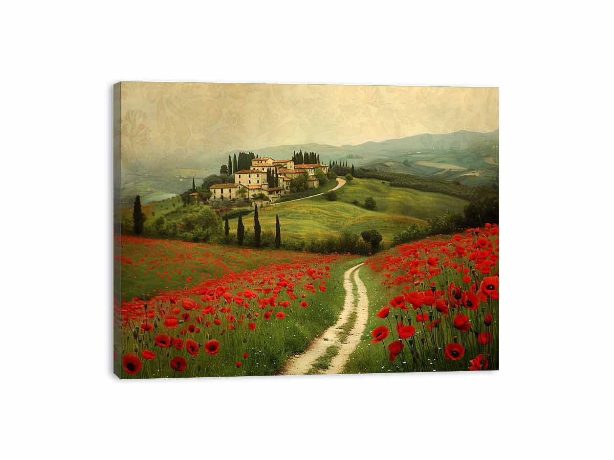 Field of Poppies Canvas Art Print-3