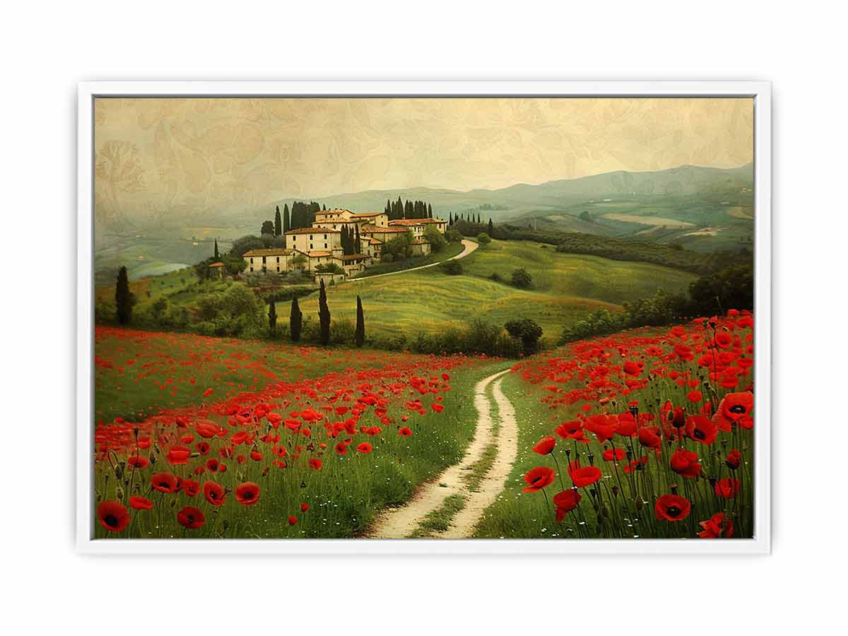 Field of Poppies Canvas Art Print-5