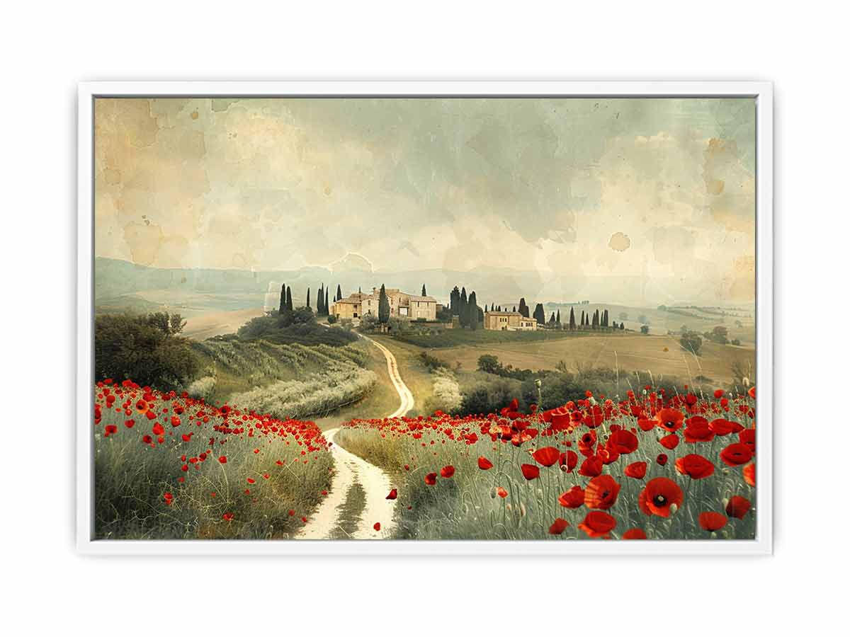 Dream Place Poppy Flower Canvas Artwork-5