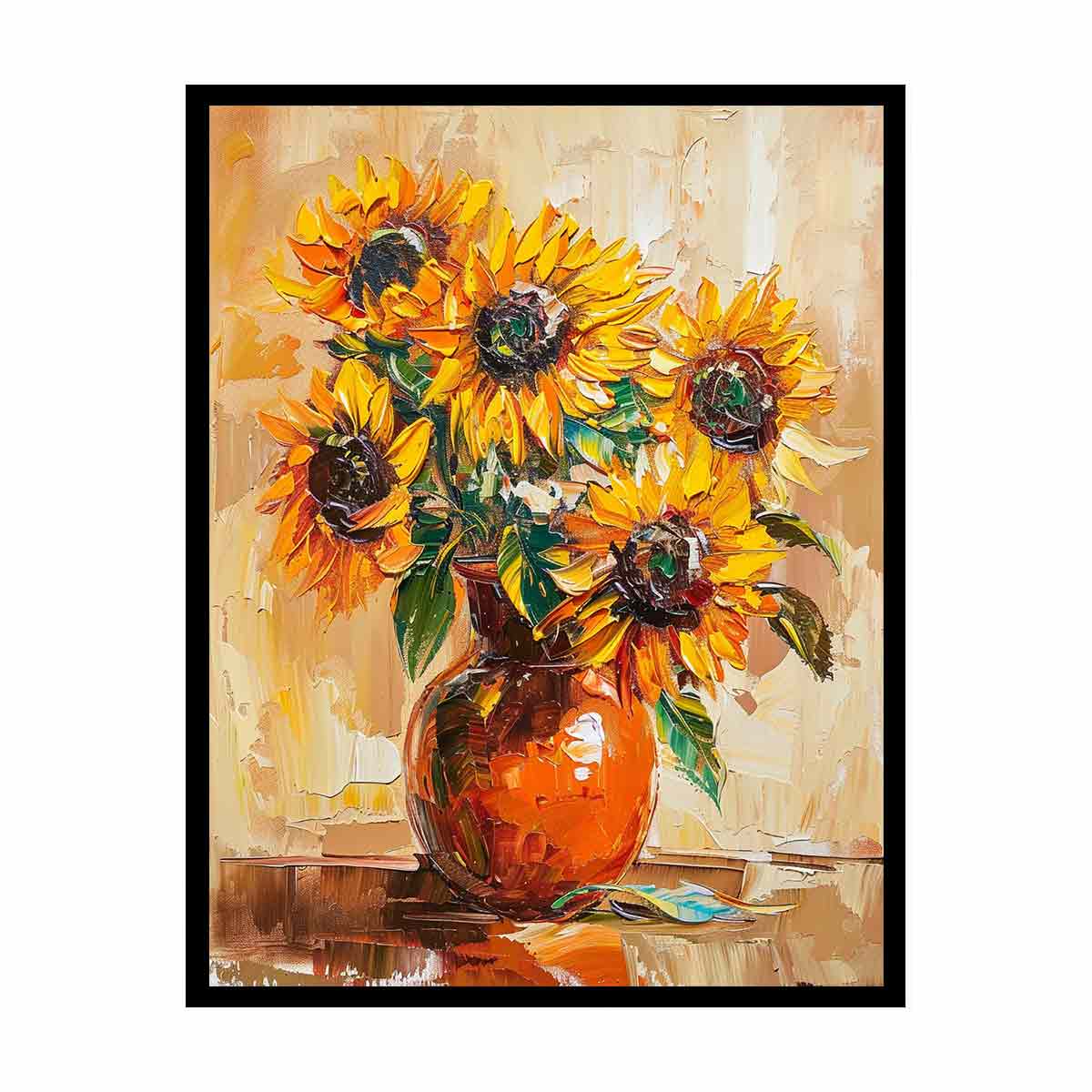 Vase of Flowers Wall Art-4