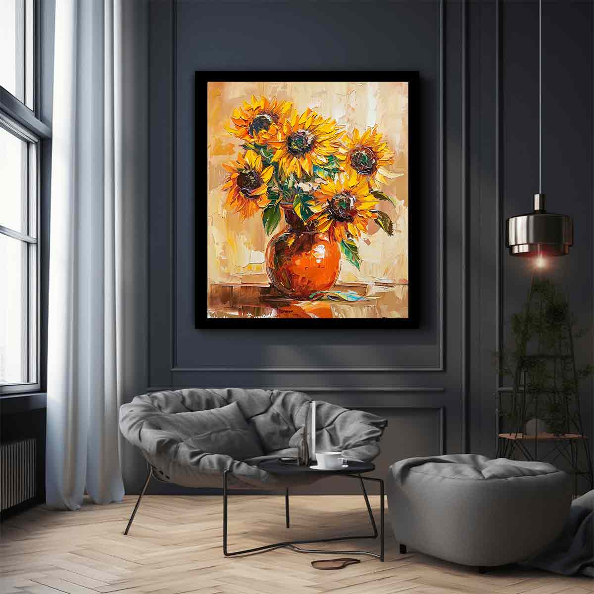 Vase of Flowers Wall Art-2