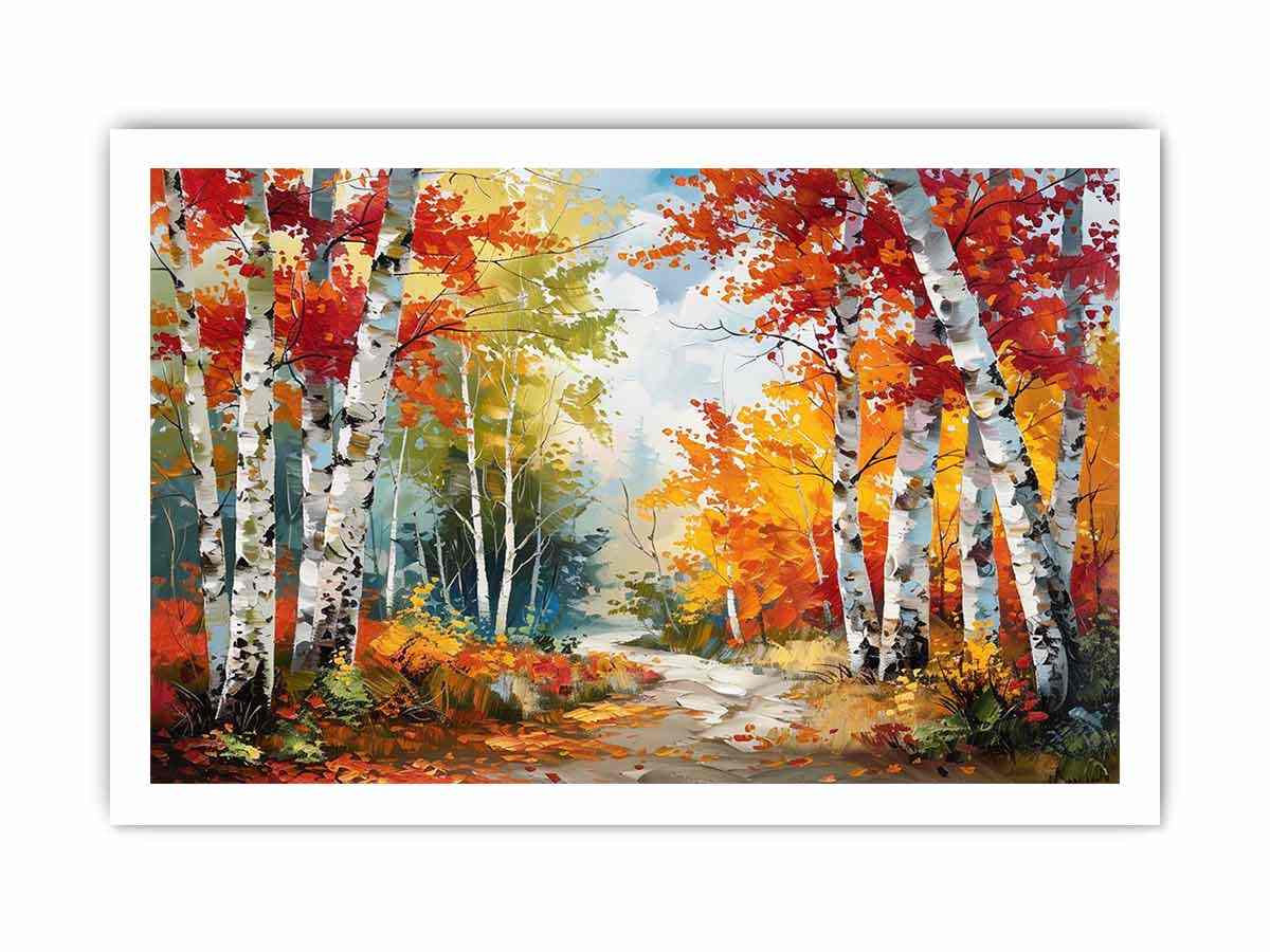 Autumn Forest Canvas Art Print-8